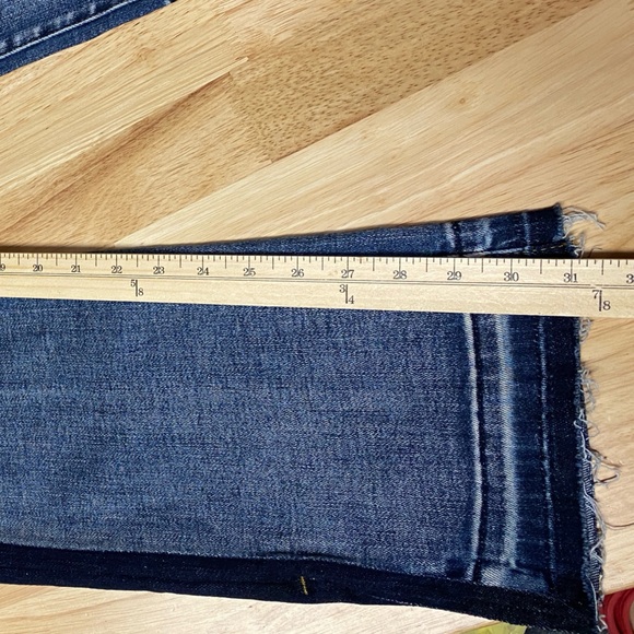 Judy Blue Jeans 1/25 Straight High Waist Side Seam Detail‎ Split Cuff NWT - Picture 11 of 14